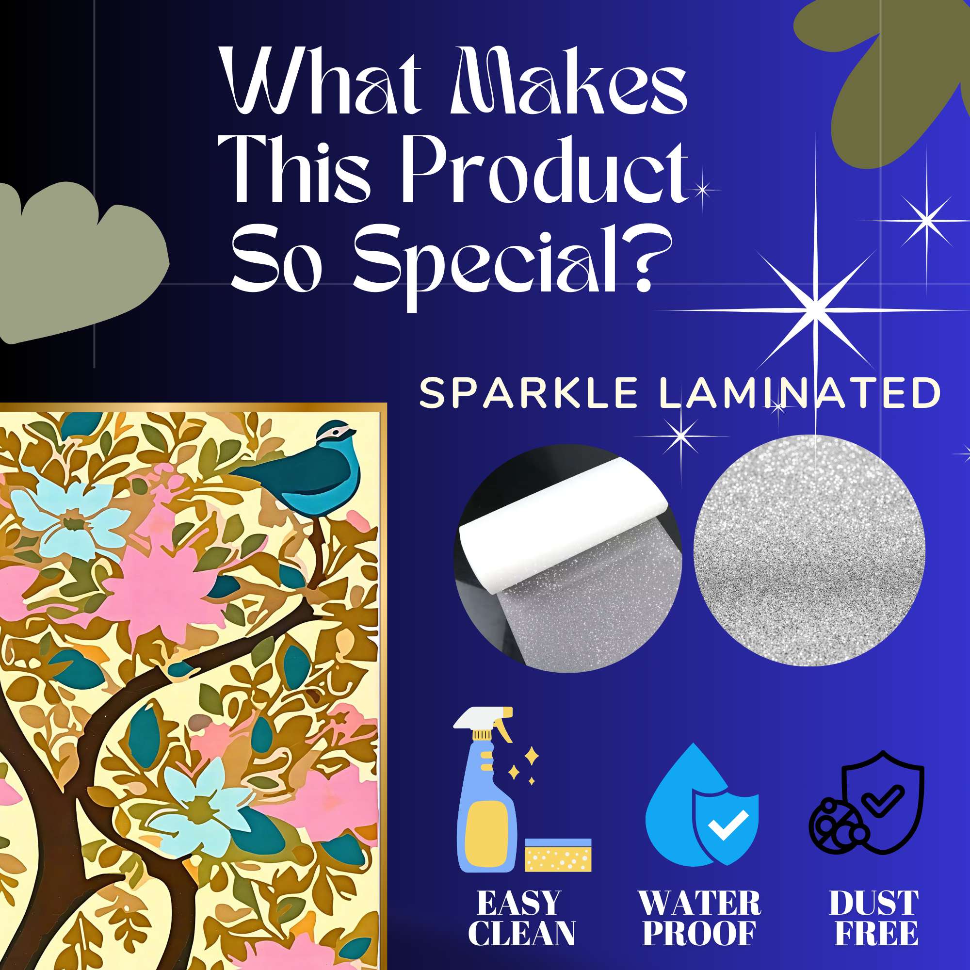 Set of Four Wall Paintings for Wall Dacoration Golden Framed Wall Paintings for Living Room & Bedroom Wall Art for Home Decoration & Office Wall Décor (13x10 inch CH-GD4-11) - Image 4